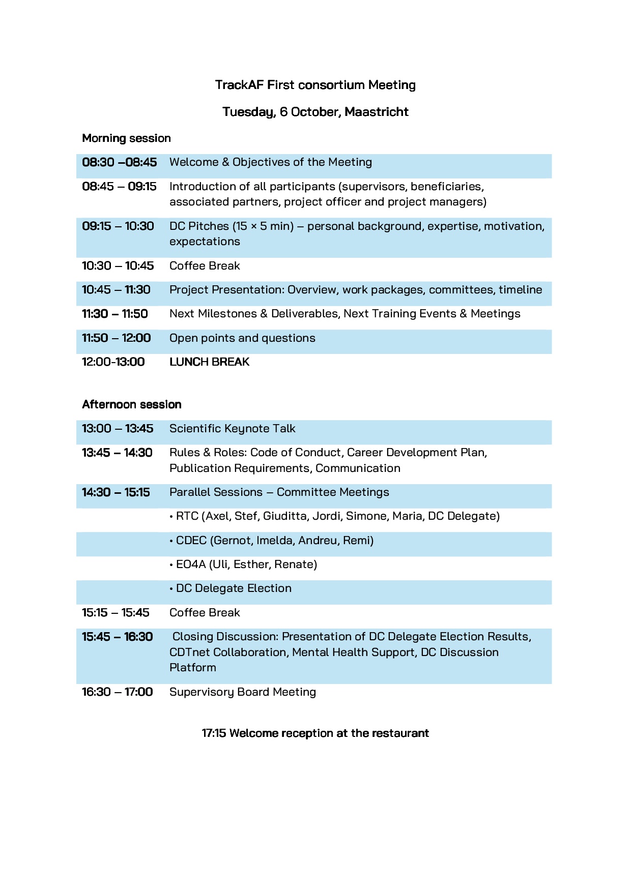 Agenda